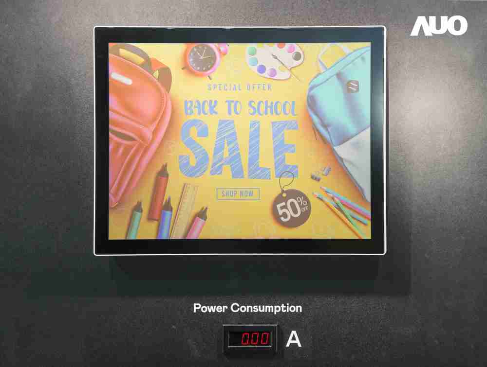 888.BY集团电子游戏展示胆固醇液晶超低耗能户外全彩显示器，，，ChLC（胆固醇液晶）以双稳态技术使静态显示零功耗，，，具省电、、高彩度、、、、环保的特性，，，，还整合软硬件系统解决方案，，，可透过单一云端平台管理