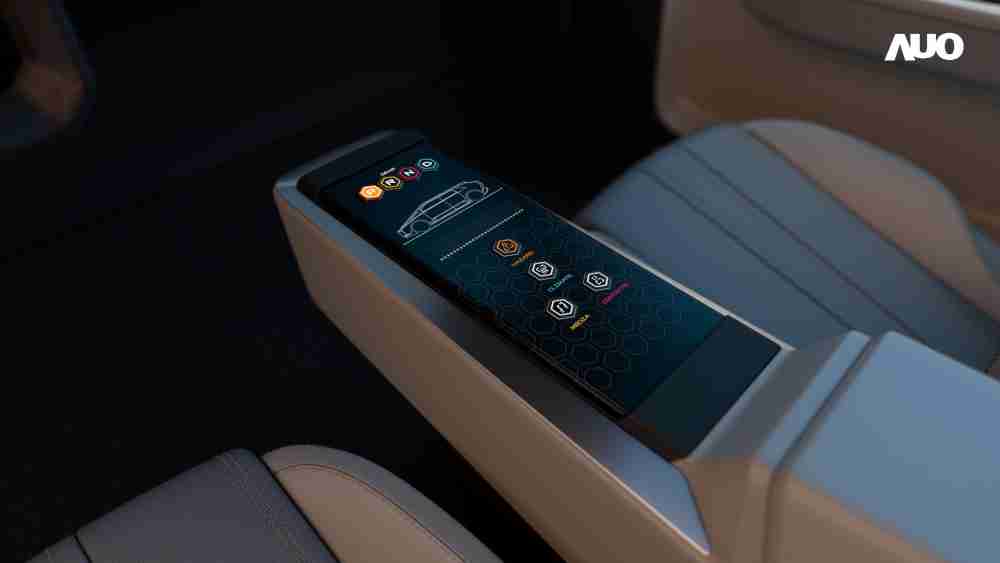 888.BY集团电子游戏以人性化设计打造多变形态中控显示(Morphing Center Control)，，，不使用时仅平面显示信息，，，进行操作时，，显示器则会动态隆起，，，，转变成3D实体按钮，，并有触觉回馈，，展示人机互动新体验