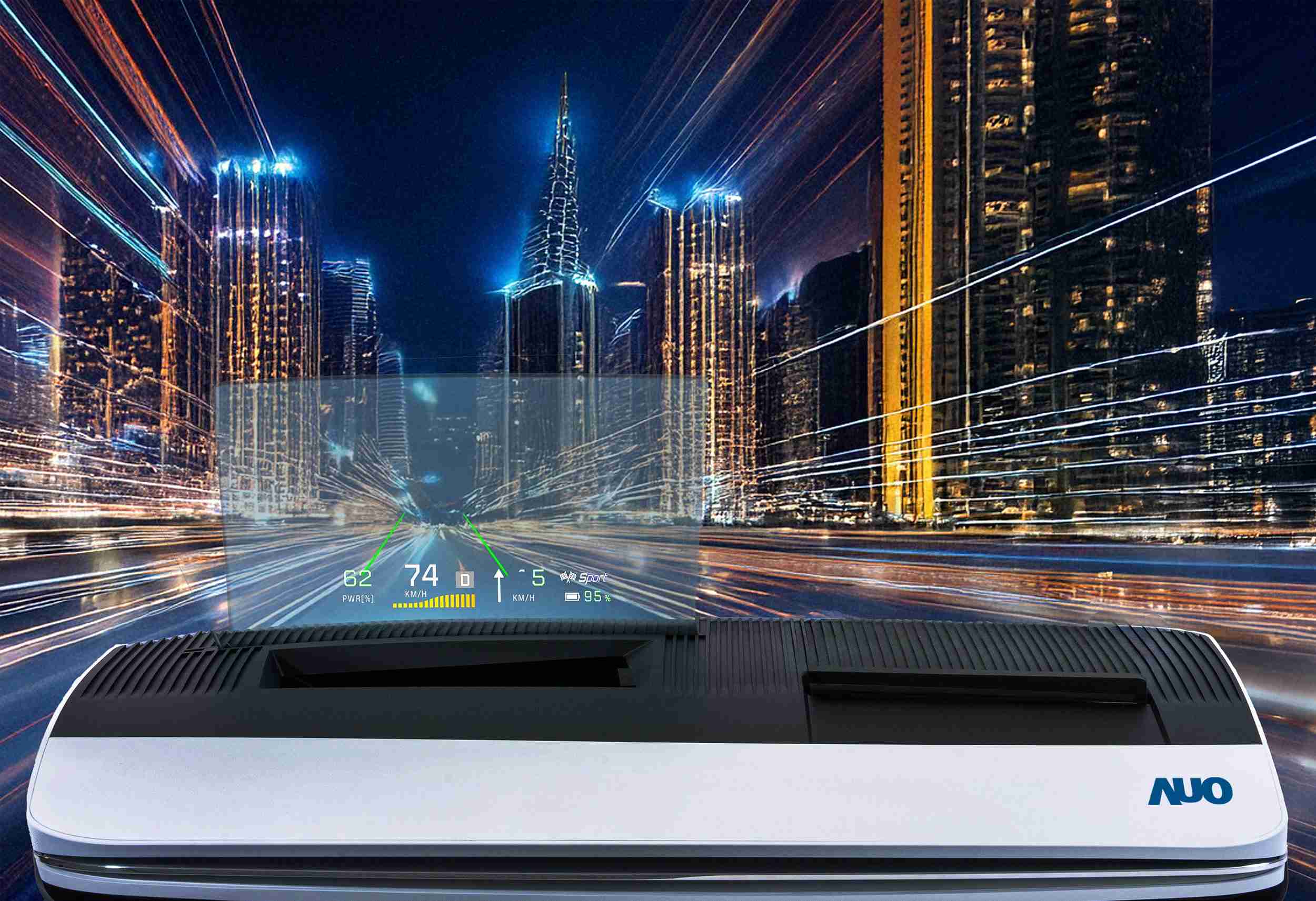 888.BY集团电子游戏推出13吋Micro LED抬头显示器，，，提供高入眼亮度、、、高色彩饱和度的显示质量，，，，在阳光下或黑暗中都清晰可见，，，并利用Micro LED模块体积小的优势，，，，解决车用空间有限的痛点